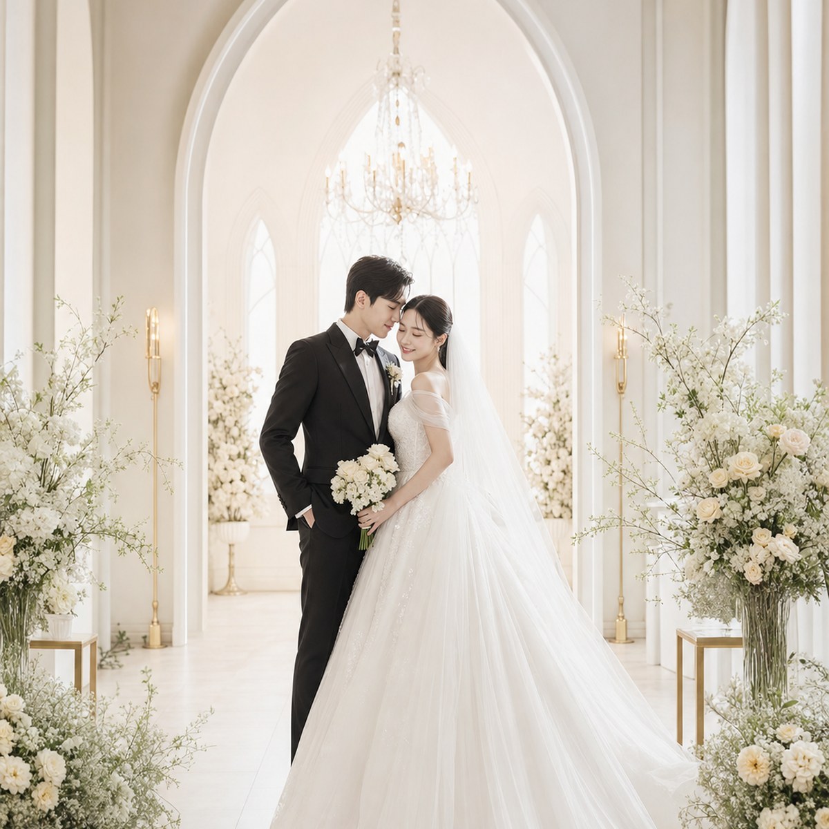 White Chapel Scene 웨딩 사진