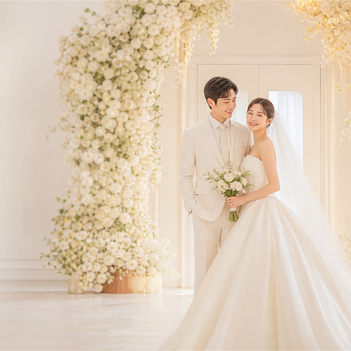 Flower Gate 웨딩 사진